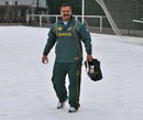 Springboks coach Peter de Villiers enjoys the snow