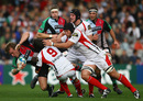 Harlequins' Will Skinner is tackled