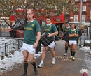 The Springboks assemble for a team photo