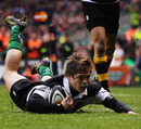 James O'Connor touches down for the Barbarians