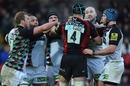 Steve Borthwick fronts up to the Quins pack