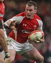 Wales' Matthew Rees fends off the All Blacks