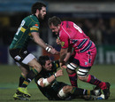 Xavier Rush tramples over Phil Dowson