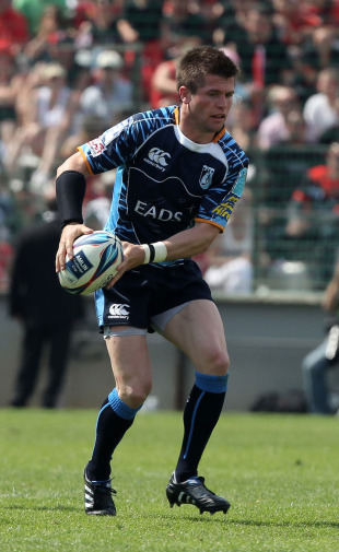 Cardiff Blues fly-half Ceri Sweeney looks to pass the ball, Toulon v Cardiff Blues, Amlin Challenge Cup, Stade Velodrome, Marseille, France, May 23, 2010