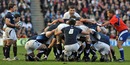 England and Scotland pack down for a scrum