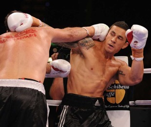Sonny Bill Williams takes on Scott Lewis in his third professional boxing bout, Gold Coast Convention and Exhibition Centre, Gold Coast, Australia, January 29, 2011