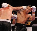 Sonny Bill Williams takes on Scott Lewis in the boxing ring