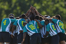 Fiji show solidarity ahead of their match with the Melbourne Rebels