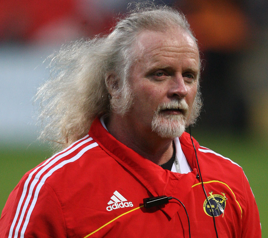 Munster forwards coach Laurie Fisher