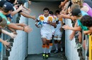 The Chiefs' Mils Muliaina leads his side out