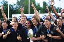 Namibia celebrate winning the 2010 Nations Cup
