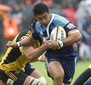 The Blues' George Pisi powers forward