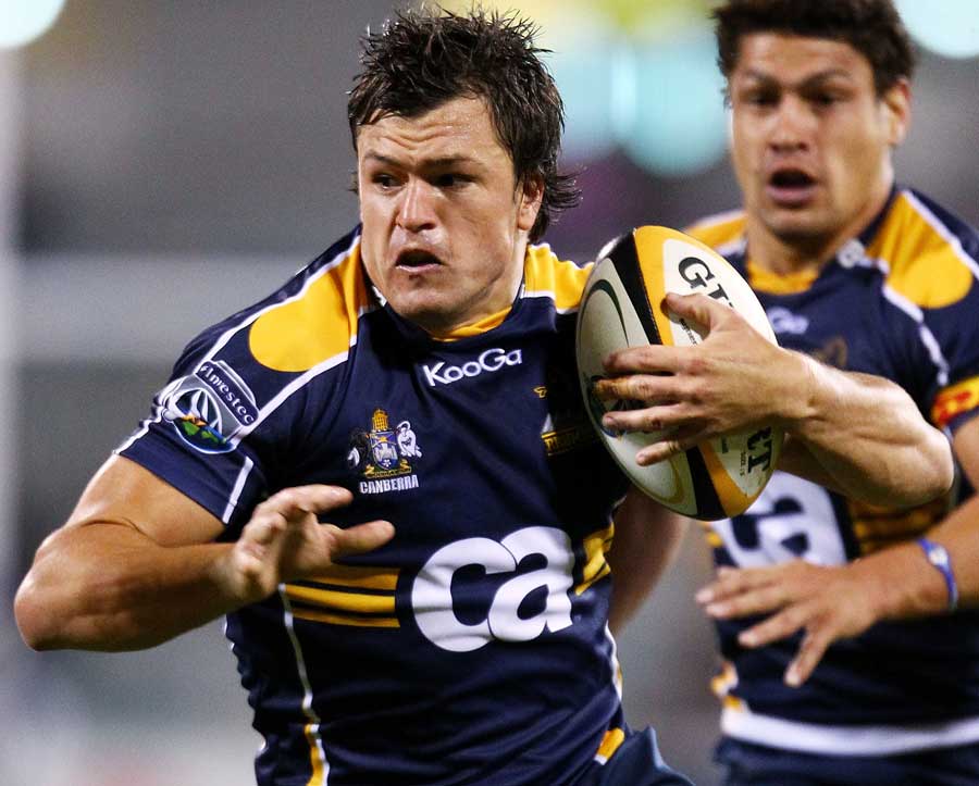 The Brumbies' Adam Ashley-Cooper looks for an opening