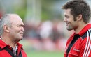 All Blacks coach Graham Henry and Crusaders captain Richie McCaw