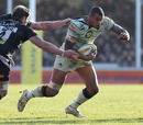 Northampton's Courtney Lawes looks for an opening