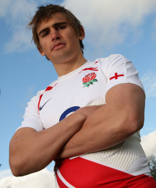 Toby Flood of England poses at the Pennyhill Park Hotel, Bagshot,  October 28, 2008