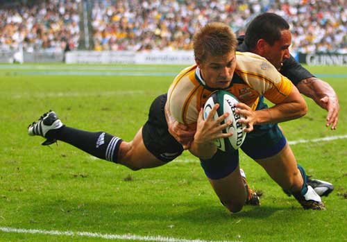 Drew Mitchell of the Wallabies 