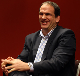 England manager Martin Johnson in relaxed mood, Twickenham, London, England, March 22, 2011