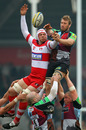 Chris Robshaw claims a lineout for Quins
