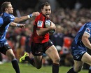The Crusaders' Israel Dagg exploits a gap in the Bulls' defence