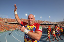 Perpignan prop Perry Freshwater celebrates victory