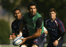Melbourne Rebels lock Hoani MacDonald looks for support
