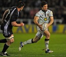 Northampton's Ben Foden exploits a gap in the Newcastle defence