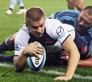 Try time for the Waratahs' Drew Mitchell