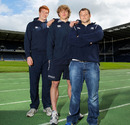 Robert Harley, Dave Denton and Ryan Grant celebrate their Scotland call-ups