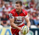 Gloucester's Henry Trinder looks for an opening