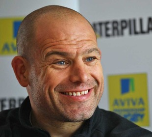 Leicester boss Richard Cockerill is all smiles, Leicester press conference, Oadby Town Football Club, Leicester, England, May 23, 2011