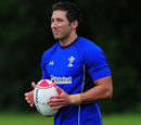 Wales centre Gavin Henson watches on