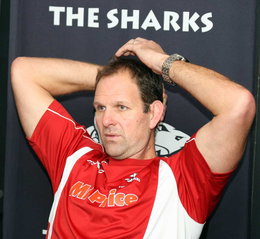 Sharks head coach John Plumtree during the Durban sides' press conference
