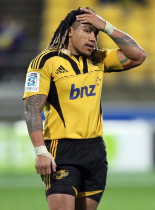 The Hurricanes' Ma'a Nonu reflects on defeat, Crusaders v Hurricanes, Super Rugby, Westpac Stadium, Wellington, New Zealand, June 18, 2011