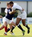 England's Guy Armitage looks to force an opening