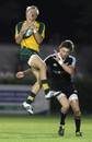 Australia's Tom Kingston claims the high ball