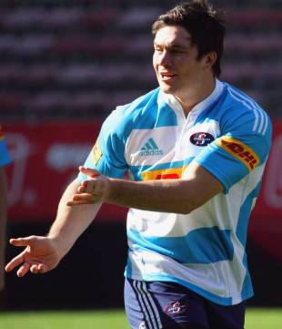 Francois Louw at Stormers training, Newlands Stadium, Cape Town, South Africa, July 1, 2011