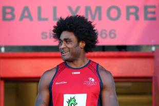 The Reds' Radike Samo is all smiles in training, Reds training session, Ballymore, Brisbane, Austraila, July 4, 2011