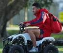 The Reds' Digby Ioane arrives for training