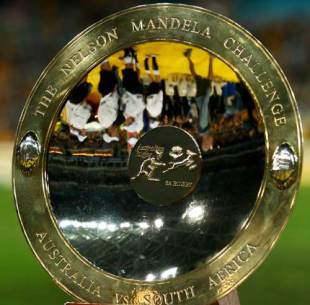 The Mandela Challenge Plate, contested by Australia and South Africa, July 7 2007