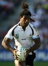 Seru Rabeni in action for Fiji against Wales