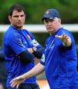 France coach Marc Lievremont and defence coach Dave Ellis