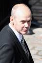 Sir Clive Woodward arrives at the wedding of Mike Tindall and Zara Philips