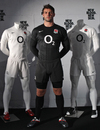 England's Ben Foden poses in the new change strip