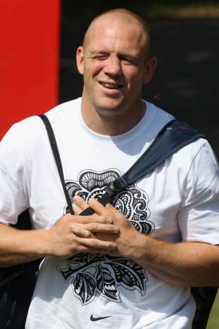 England centre Mike Tindall returns to training after his high-profile wedding, Pennyhill Park, Bagshot, Surrey, England, August 1, 2011