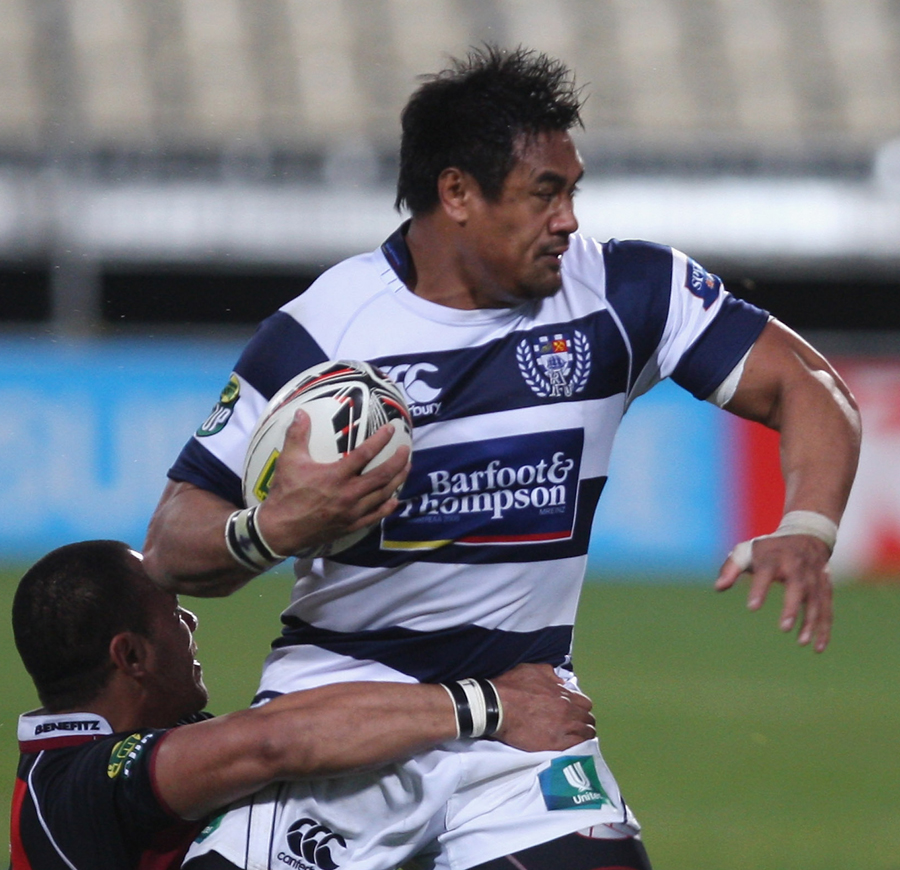 Auckland's Isaia Toeava is tackled