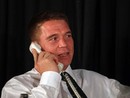 South Africa's John Smit takes a call