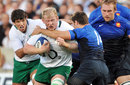 Ireland lock Leo Cullen is wrapped up