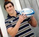 Scotland's Kelly Brown poses ahead of Saturday's Test with Italy