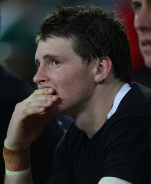 New Zealand's Colin Slade reflects on his performance, South Africa v New Zealand, Tri-Nations, Nelson Mandela Bay Stadium, Port Elizabeth, South Africa, August 20, 2011